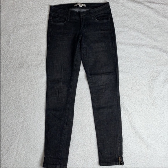 Forever 21 Black wash Jeans zipper bottoms Denim 
Size 24 - Picture 10 of 11